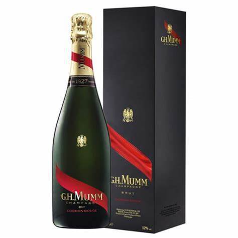 Champagne G.H. Mumm Cordon Rouge Brut  0,75L+ karton
