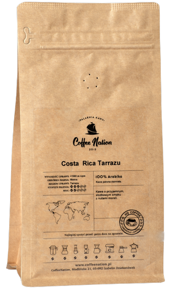 KAWA COSTA RICA TARRAZU 250g - 100% Arabika - mielona (1)