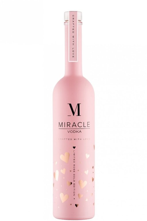 WÓDKA MIRACLE ROSE GOLD 0,5L różowa butelka (1)