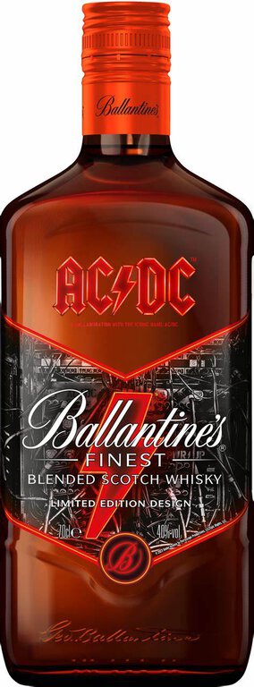 WHISKY BALLANTINES FINEST ACDC Limited edition 0,7l